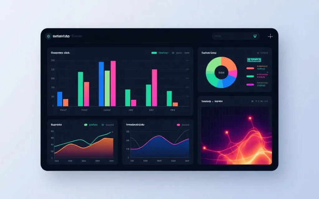 多样化图表与交互式数据展示